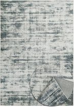 Modern Abstract Vloerkleed - Zacht - Machinewasbaar Tapijt- Antislip - Premium Polyester Vezels - Blauw - 160cm x 230cm