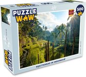 Puzzel Rijstterras in Indonesië - Legpuzzel - Puzzel 500 stukjes