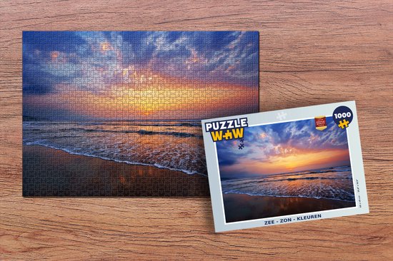 Puzzle Mer - Soleil - Couleurs - Puzzle - Puzzle 1000 pièces adultes