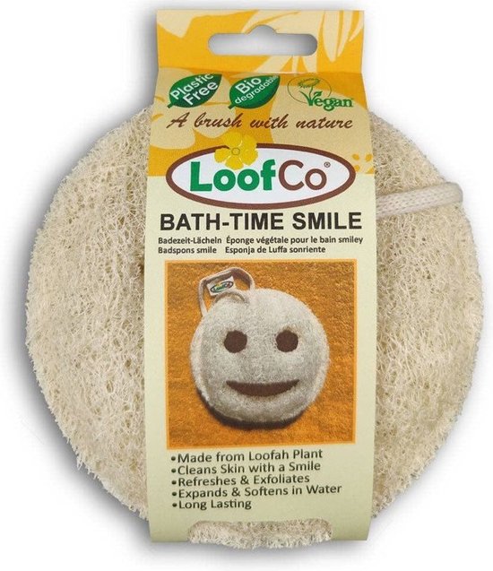 Éponge de Douche et de bain - Smiley Smiley | bol.com