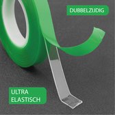 24ME® 3M Elastisch Montagetape - Dubbelzijdig Tape - 10mm x 300cm - Tape - Elastisch - Ultra Sterk - Dubbelzijdig Plakband - Lijm