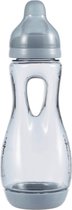 Bol.com Difrax Handgreep Babyfles 240 ml Natural - Anti-Colic – Grijs – 1 stuk aanbieding
