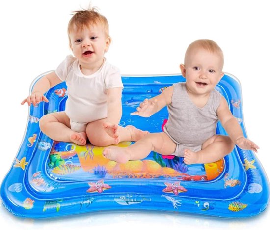 Igoods Baby Waterspeelmat - Opblaasbare Watermat - Speelmat Kraamcadeau - Speelkleed Baby - 100x100 cm