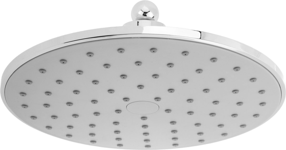 PrimeMatik Vaste ronde douchekop voor verchroomde douchezuil met