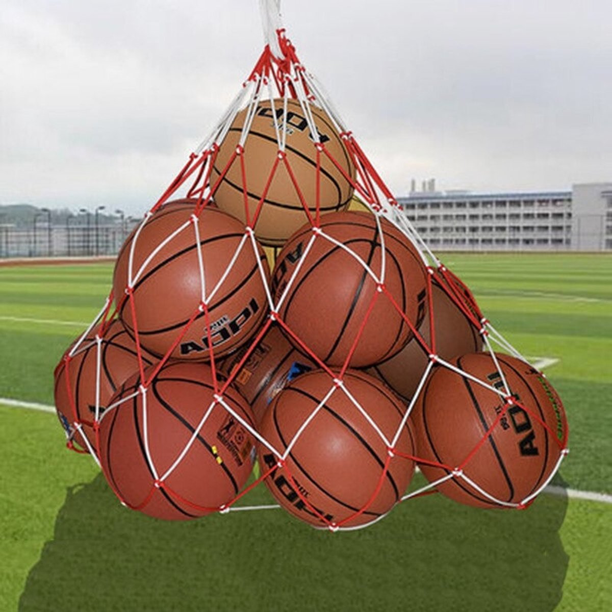 WiseGoods Luxe XXL Ballennet - Ballenzak Opbergzak - Opbergzakken Sport - Voetbalnet - Voetbal / Volleybal / Basketbal - Sporten