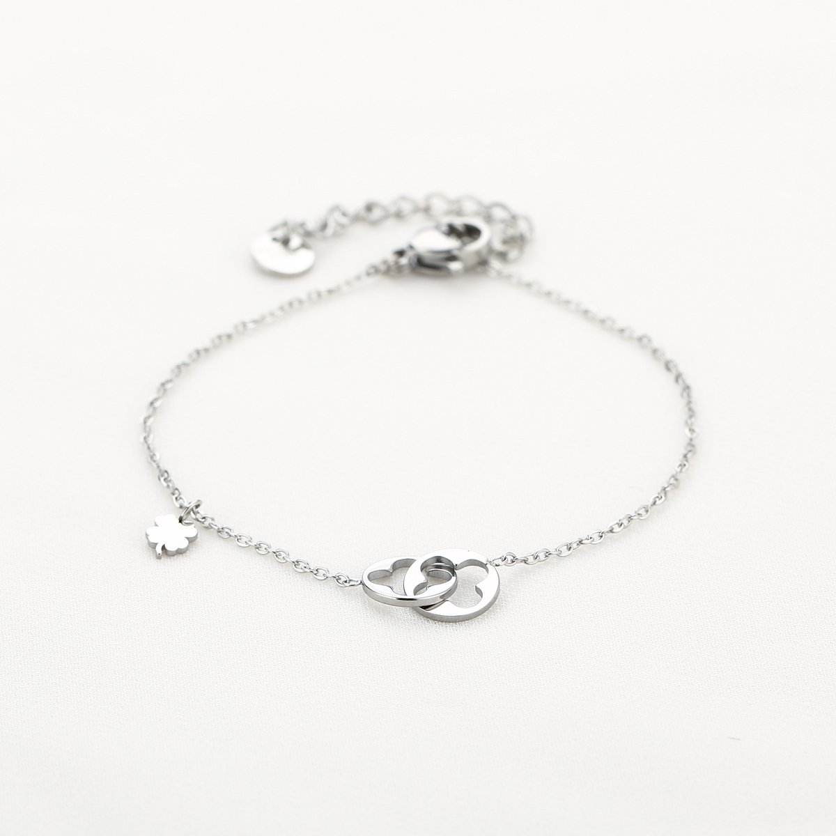 Bijoutheek Armband (Sieraad) Forever Lucky Silver