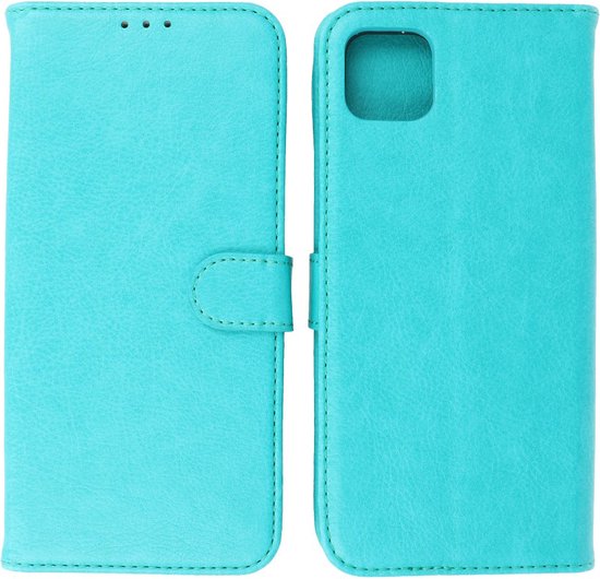Hoesje Geschikt voor Samsung Galaxy A03 - Book Case Telefoonhoesje - Kaarthouder Portemonnee Hoesje - Wallet Cases - Groen