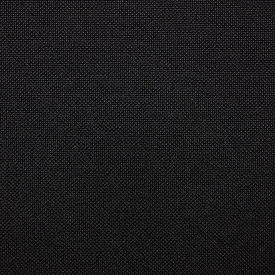 Tissu polyester noir avec une texture fine.