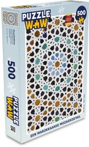 Puzzel Een Marokkaanse Mozaïekdetail - Legpuzzel - Puzzel 500 stukjes