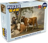 Puzzel De stier - Schilderij van Paulus Potter - Legpuzzel - Puzzel 500 stukjes