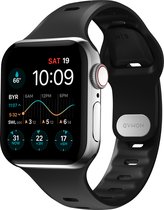 Nomad Sport Band Slim - Horlogeband gemaakt van FKM rubber- Geschikt voor Apple® Watch 41/40 mm - Black