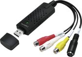 LogiLink USB / Cinch / S-Video AV Aansluitkabel [1x USB - 1x Cinch (stereo), Cinch (video), S-video bus] 10 cm Zwart