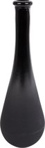 Vaas Lagrima L mat/glanzend zwart glas 8x8x25cm