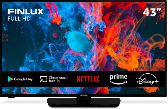 Finlux FLF4337ANDROID  - 43 inch - Full HD - Android Smart TV met Ingebouwde Chromecast