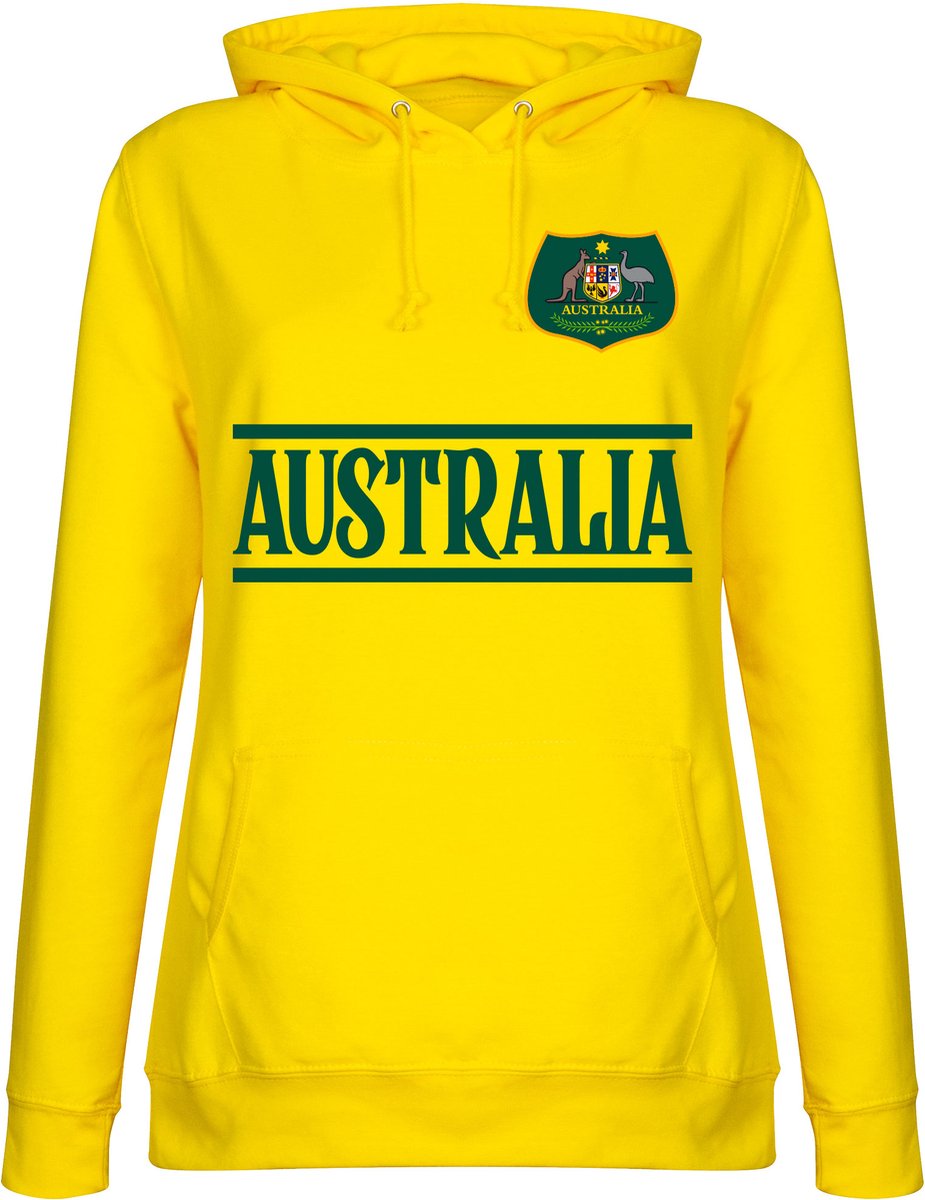 Australië Team Hoodie - Geel - Dames - XXL