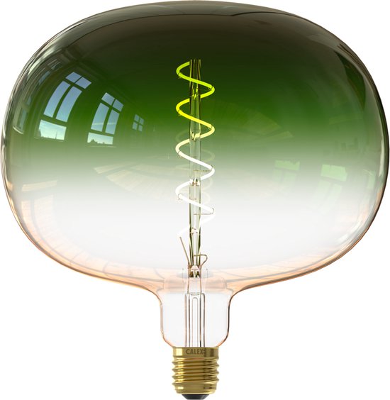 Calex Colors Boden Vert  - Ampoule LED E27 - Source Lumineuse Filament Dimmable - 5W - Lumière Wit Chaud