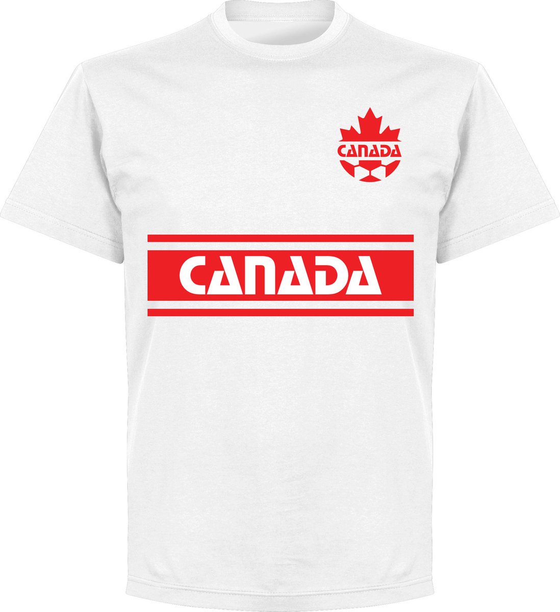 Canada Retro Team T-Shirt - Wit - Kinderen - 104