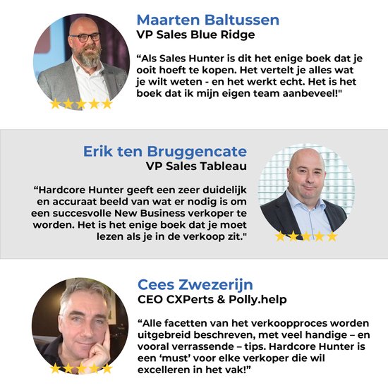 Hardcore Hunter - managementboeken - sales - ondernemen - psychologie - zelfhulp