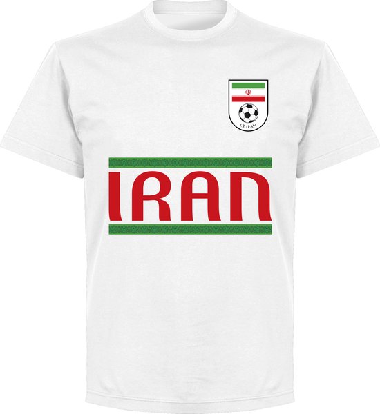 Iran Team T-Shirt - Wit - 3XL