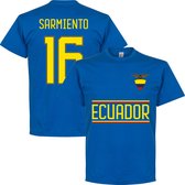 Ecuador Sarmiento 16 Team T-shirt - Blauw - 4XL