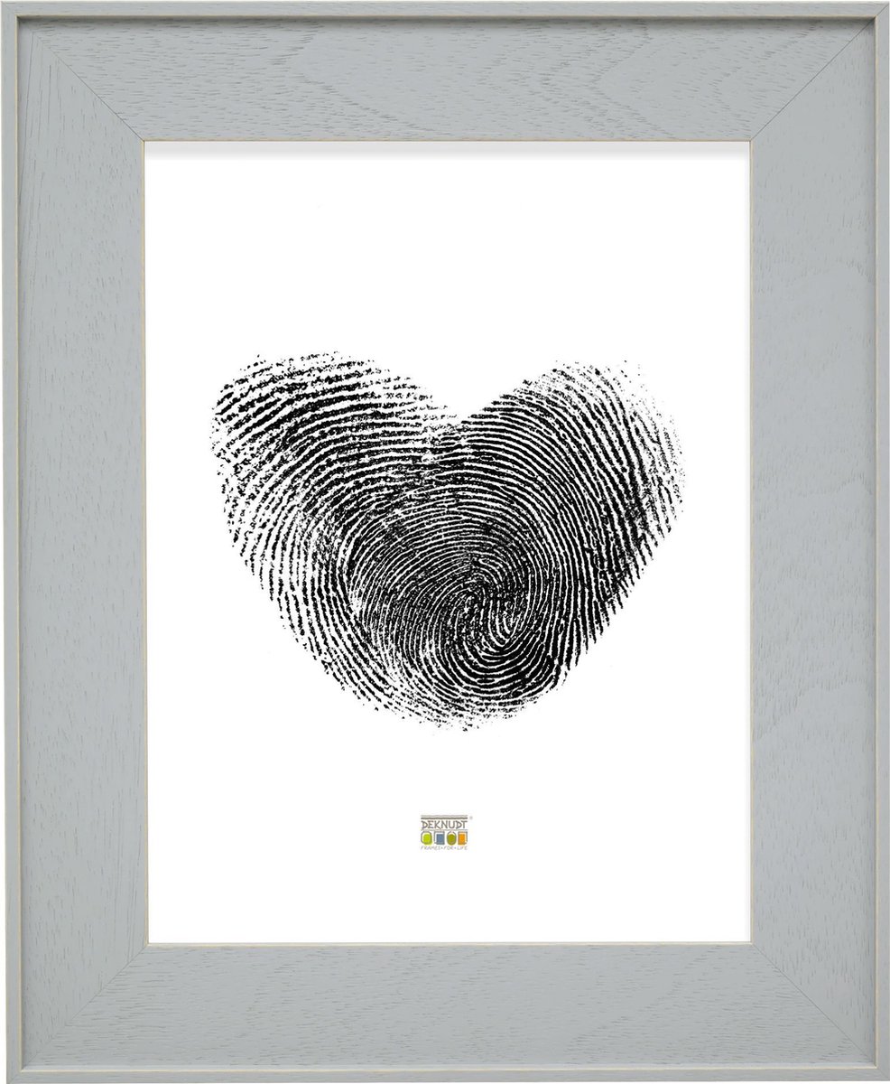 Deknudt Frames fotolijst S884S3 - grijs - breed - hout - foto 40x60 cm