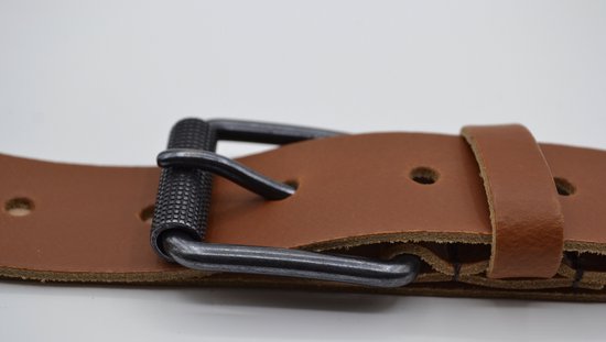 belts.nl - ceinture cognac 4 cm - taille 115 longueur totale ceinture 130 cm  - cuir... | bol.com