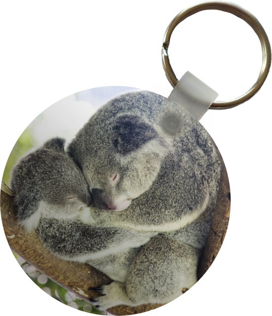 Sleutelhanger - Koala's - Knuffel - Dieren - Kinderen - Jongens - Meisjes - Plastic - Rond - Uitdeelcadeautjes