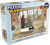 Puzzle Fleurs sur le rebord de la fenêtre - Carl Larsson - Puzzle - Puzzle 500 pièces - Sinterklaas présente - Sinterklaas pour les grands enfants