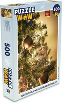 Puzzel Een kerstboom met kleurrijke kerstballen - Legpuzzel - Puzzel 500 stukjes - Kerst - Cadeau - Kerstcadeau voor mannen, vrouwen en kinderen