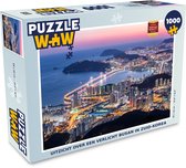 Puzzel Uitzicht over een verlicht Busan in Zuid-Korea - Legpuzzel - Puzzel 1000 stukjes volwassenen