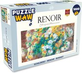 Puzzel Schilderij - Renoir - Boeket - Legpuzzel - Puzzel 1000 stukjes volwassenen