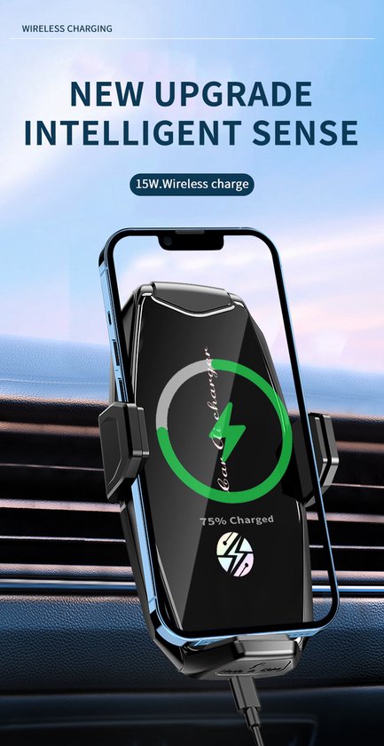 Chargeur/support de téléphone de voiture sans fil Pro Care Excellent  Quality™ avec... | bol.com