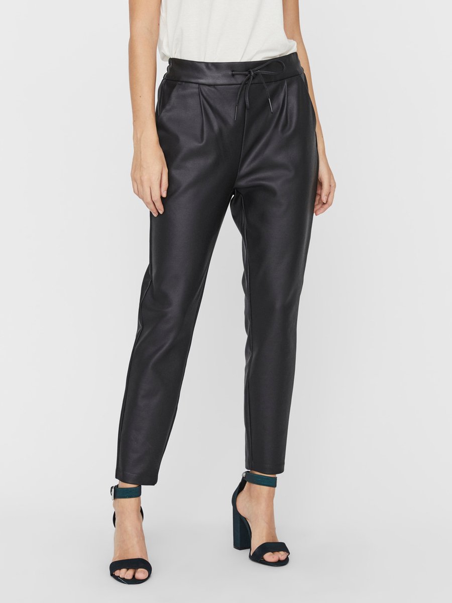 VERO MODA VMEVA MR LOOSE STRING COATED PNT GA NOOS Dames Broeken - Maat M X L34