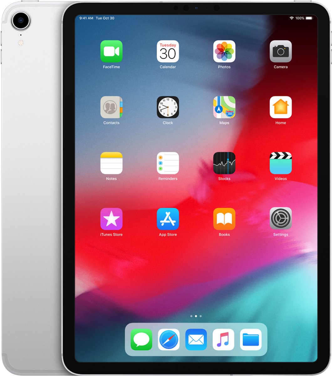 Apple iPad Pro 11 inch 4G WiFi 64GB zilver tablet Liquid Retina scherm A12X Bionic Face ID - Afbeelding 2