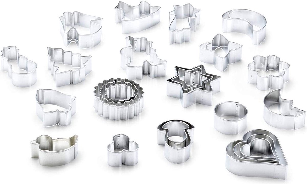 Koekjes Vormen – Uitsteekvormpjes - Cookie cutter – Cookie form – Set van koekjes vormen