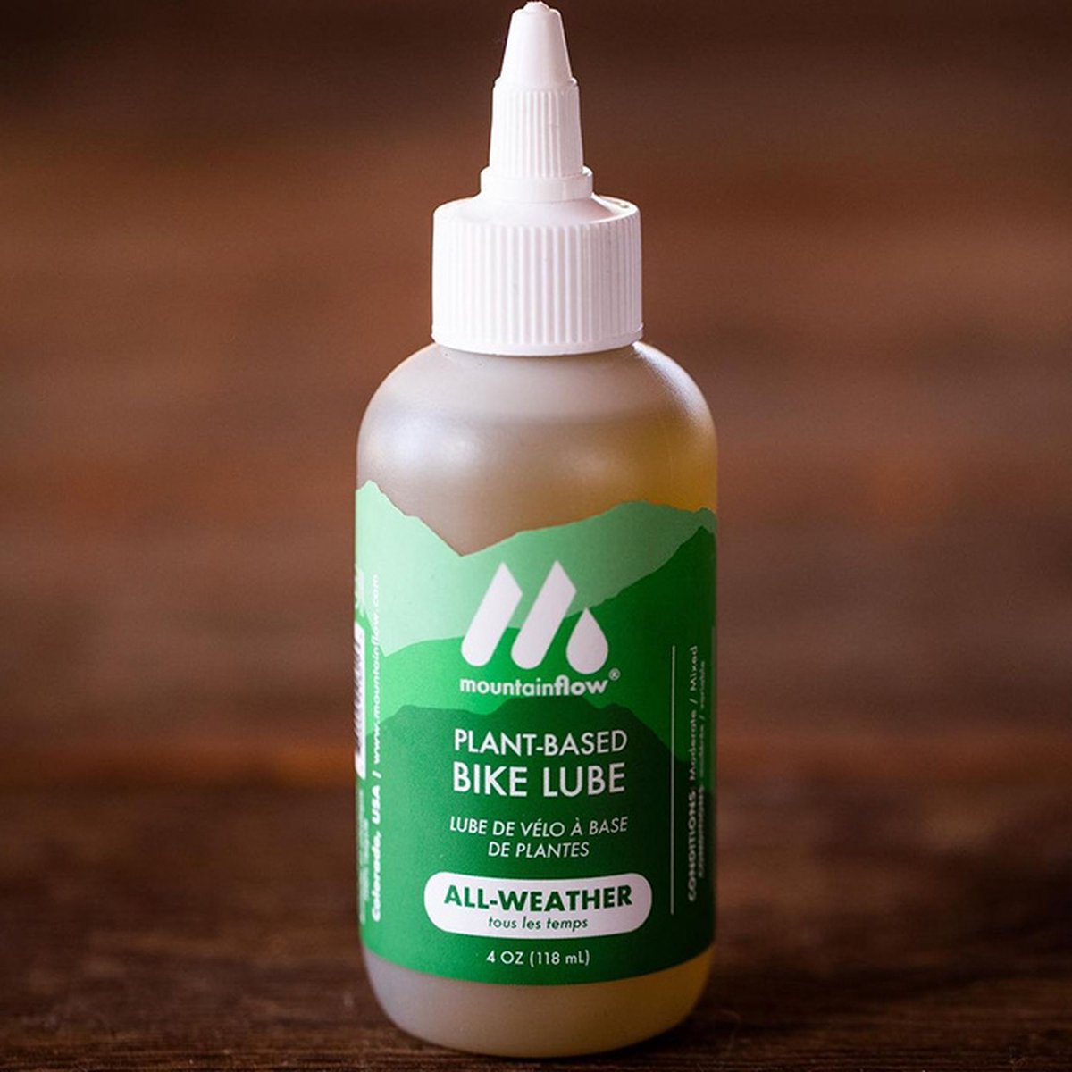 Mountainflow Plant-Based Bike Lube Alle Weather 118 ml