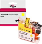 Go4inkt compatible met Brother LC-225XL y inkt cartridge yellow - Huismerk inkpatroon