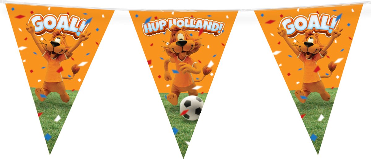 Loeki de Leeuw - Hup Holland - vlaggenlijn - oranje - 10 meter | bol.com