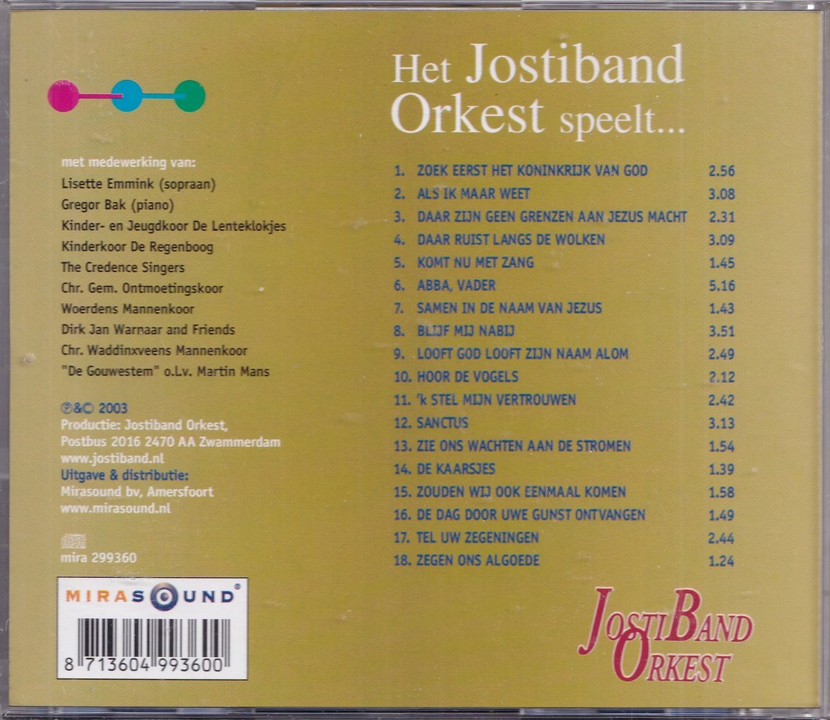 Jostiband Orkest Jostiband Speelt Religieuze Muziek, Het Jostiband