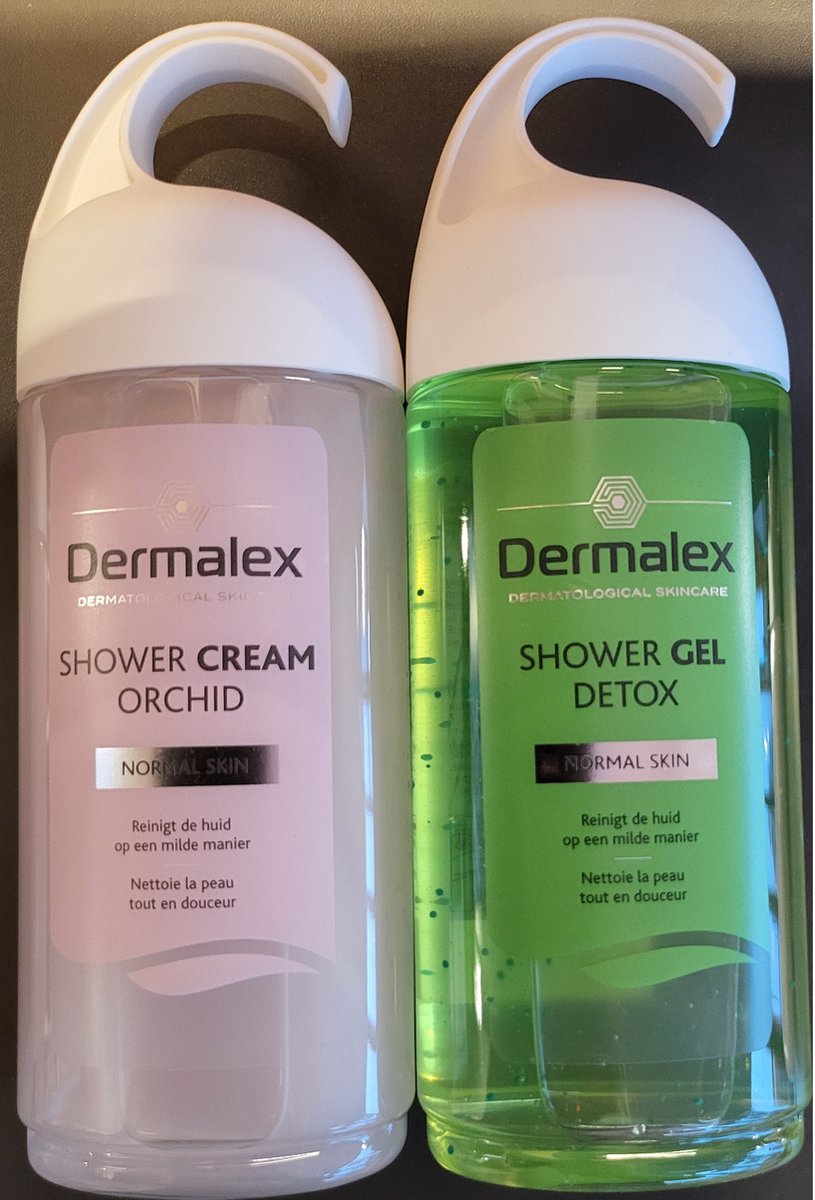 Dermalex - Shower Gel pakket 1x orchid + 1x detox