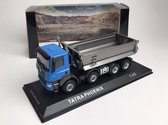 Tatra Phoenix Euro 6 8x8 Truck 4 Ass 2016 blauw grijs, Foxtoys FOXT055