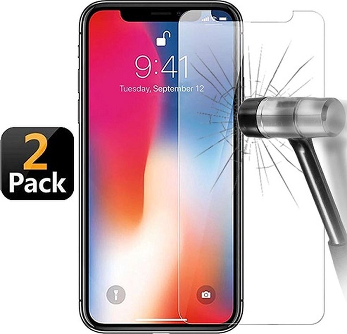 iPhone 11 Pro Screenprotector Beschermglas 2x