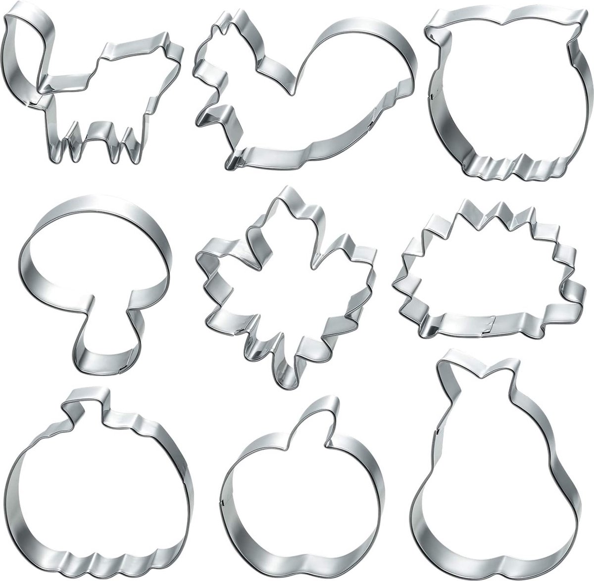 Koekjes Vormen – Uitsteekvormpjes - Cookie cutter – Cookie form – Set van koekjes vormen