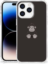 Smartphone hoesje Geschikt voor Apple iPhone 14 Pro Max Hoesje Bumper met transparante rand Gorilla
