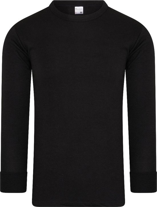 Beeren Heren Thermo Shirt lange mouw - Zwart - maat XL