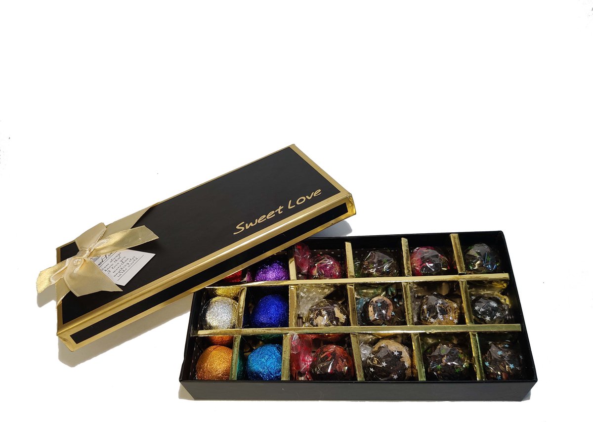 Blooming tea / Thee bloemen - geschenkdoos - 18 stuks op Prijzenvolger.com