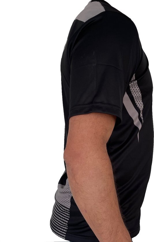 PunchR Dry Tech Training T-Shirt Zwart Grijs - XL