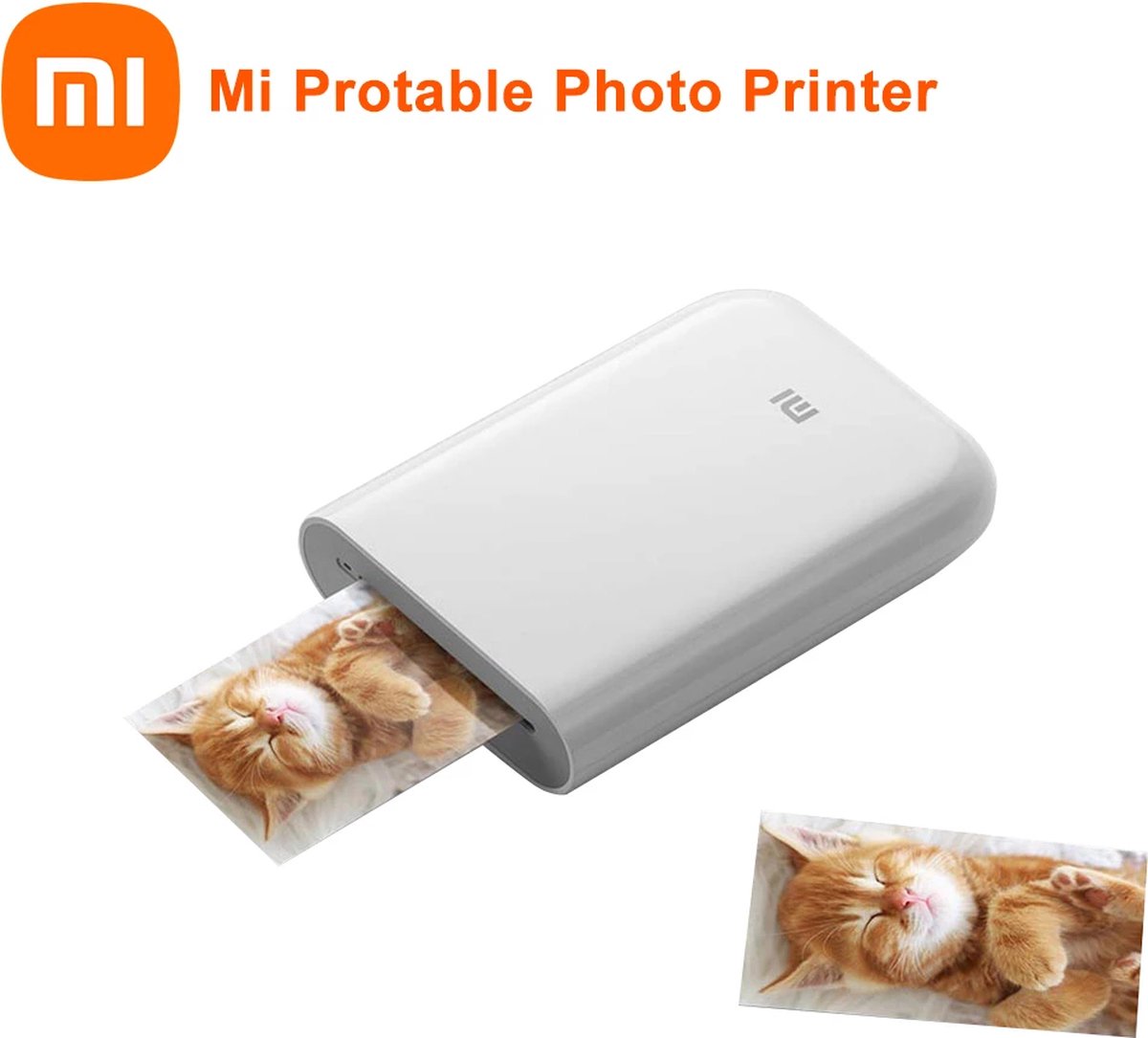 SLVE products - Xiaomi Pocket Photo Printer Fotopapier 313X400 Dpi 500Mah Draagbare Foto Mini Pocket Ar Printer