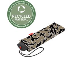 Reisenthel Umbrella Pocket Mini Opvouwbare Mini Paraplu - ø 97 cm - Baroque Marble Zwart