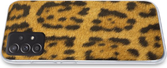 Coque Samsung Galaxy A53 5G - Fourrure léopard - Coque de téléphone en Siliconen